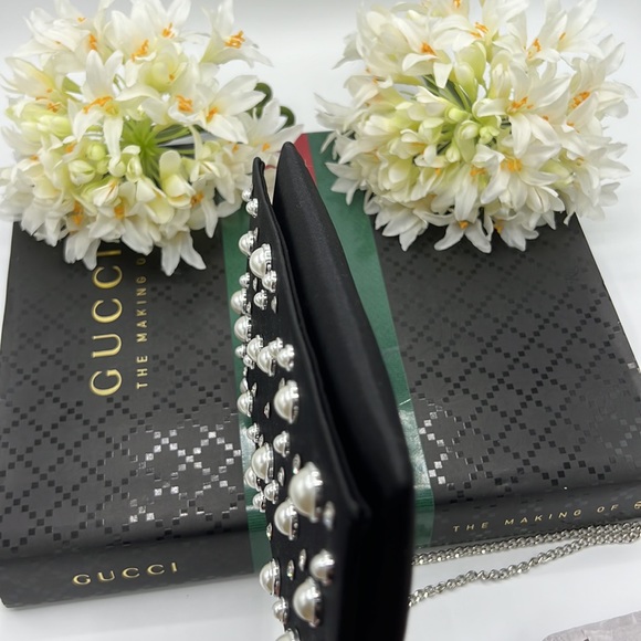 Studded Satin Clutch - Picture 6 of 8